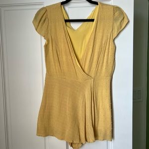 Yellow romper